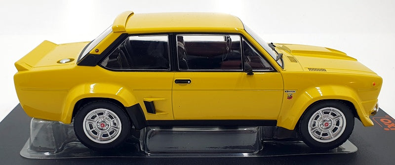 IXO Models 1/18 Scale Diecast 18CMC128 - Fiat 131 Abarth 1980 - Yellow