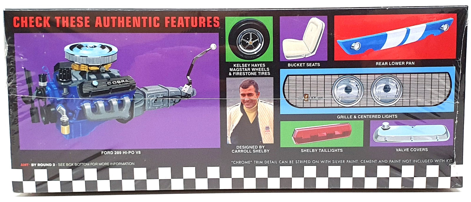 AMT 1/25 Scale Unbuilt Model Kit AMT800/12 - 1967 Shelby GT-350