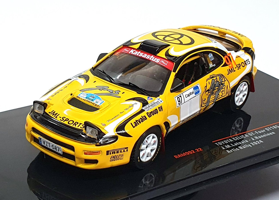 Ixo 1/43 Scale RAM992.22 - Toyota Celica GT-Four ST185 #97 Artic Rally 2024