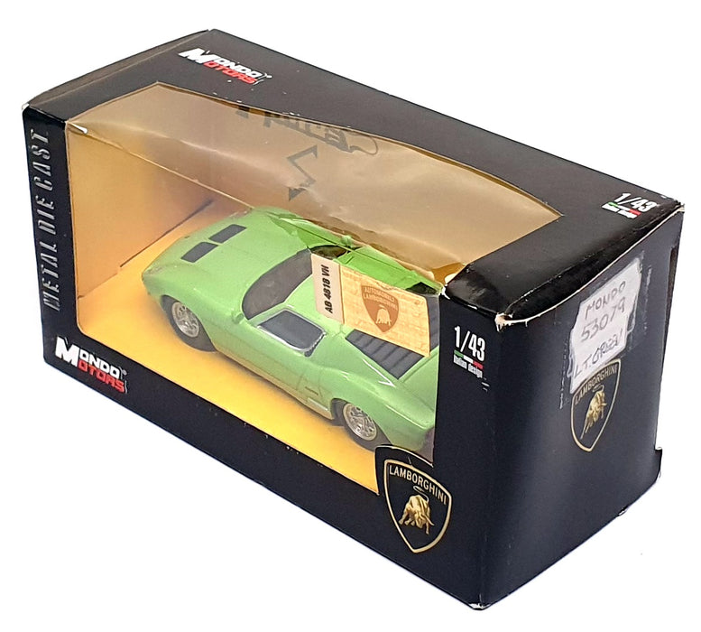 Mondo Motors 1/43 Scale Diecast 53079 - Lamborghini Miura S - Lt. Green