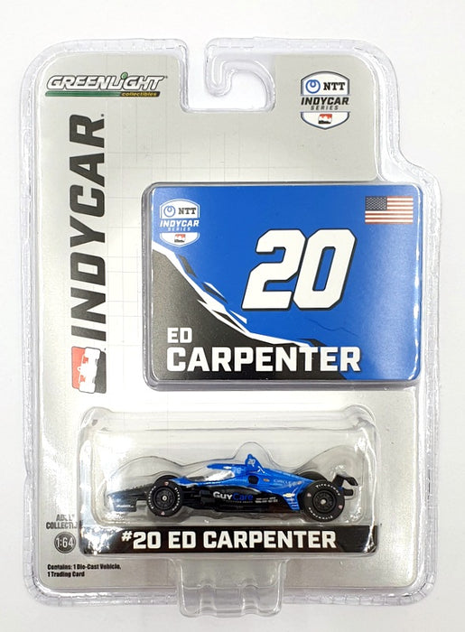 Greenlight 1/64 Scale 11603 NTT Indycar Series #20 E. Carpenter - Blue/Grey
