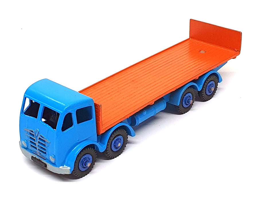 Dinky 30526C Foden Flatbed Lorry With Tailboard - Blue/Orange REPAINT