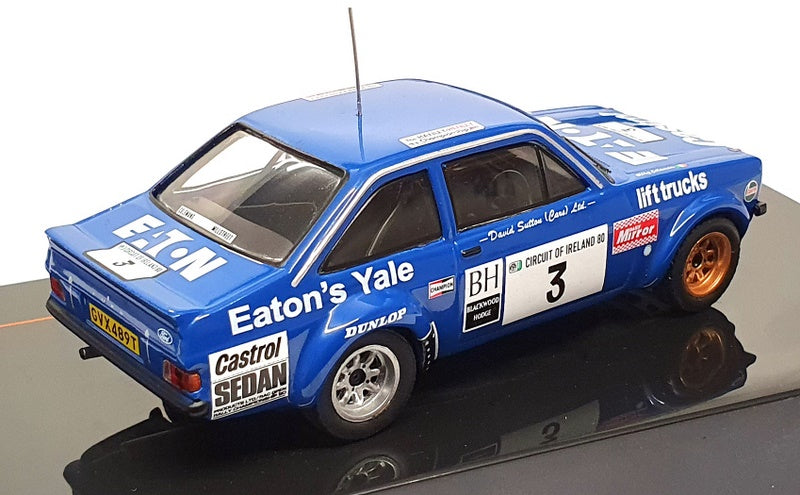 Ixo 1/43 Scale RAC440.22 - Ford Escort Mk2 RS 1800 #3 Circuit Of Ireland 1980