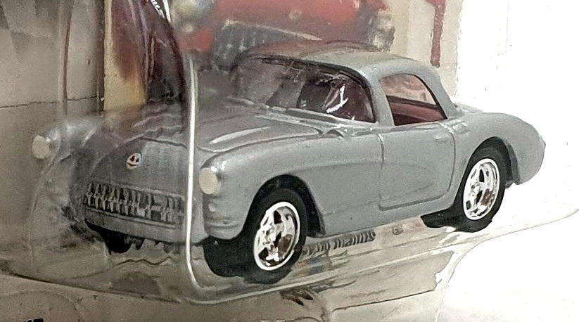 Johnny Lightning 1/64 Scale 992-01 - 1957 Chevrolet Corvette - Silver