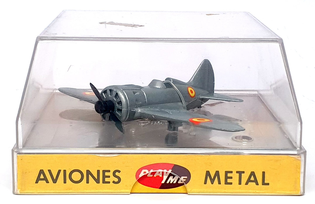 Aviones Play Me Diecast 123 - Polikarpov I-16 Rata Aircraft - Silver