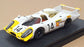 Ebbro 1/43 Scale 750 - Porsche 917 #14 Le Mans 1969 - White/Yellow