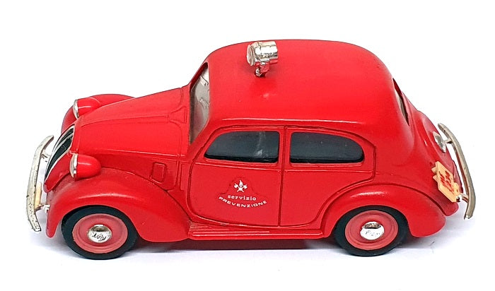 Brumm 1/43 Scale R63A - 1937-39 Fiat 1100 Servizio Prevenzione Fire Vehicle Red