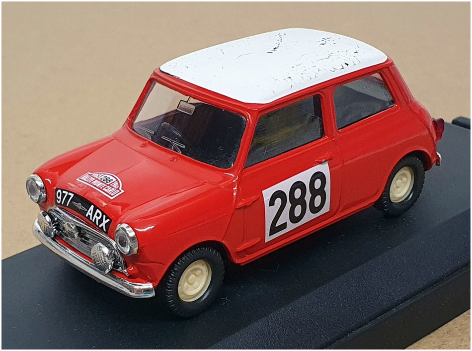 SPARK-MODEL S1187 Scale 1/43 | MORRIS MINI COOPER N 288 3rd RALLY MONTECARLO 1963 R.AALTONEN - A SPARK-MODEL S1187 Scale 1/43 | MORRIS MINI COOPER N 288 3rd RALLY MONTECARLO 1963 R.AALTONEN - A