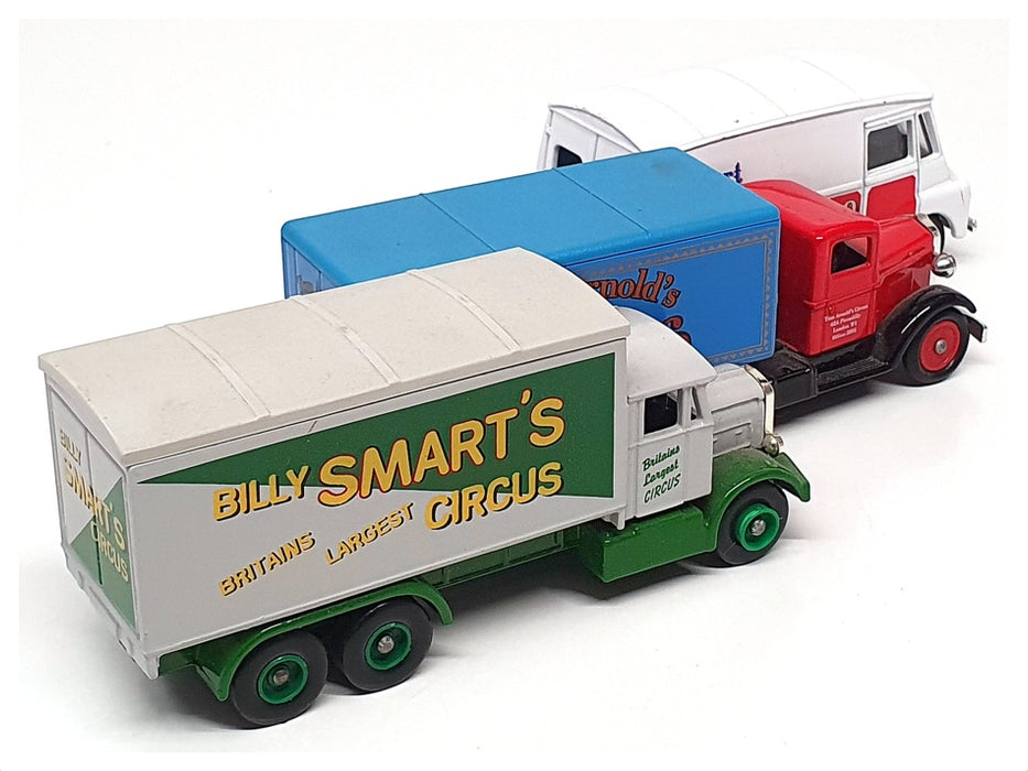 Lledo Diecast CR1003 - 3 Piece Circus Collection - Fossetts Arnold's Smart's