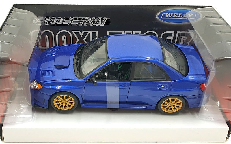 Welly 1/24 Scale Diecast 22487NS-W - Subaru Impreza WRX STI - Blue