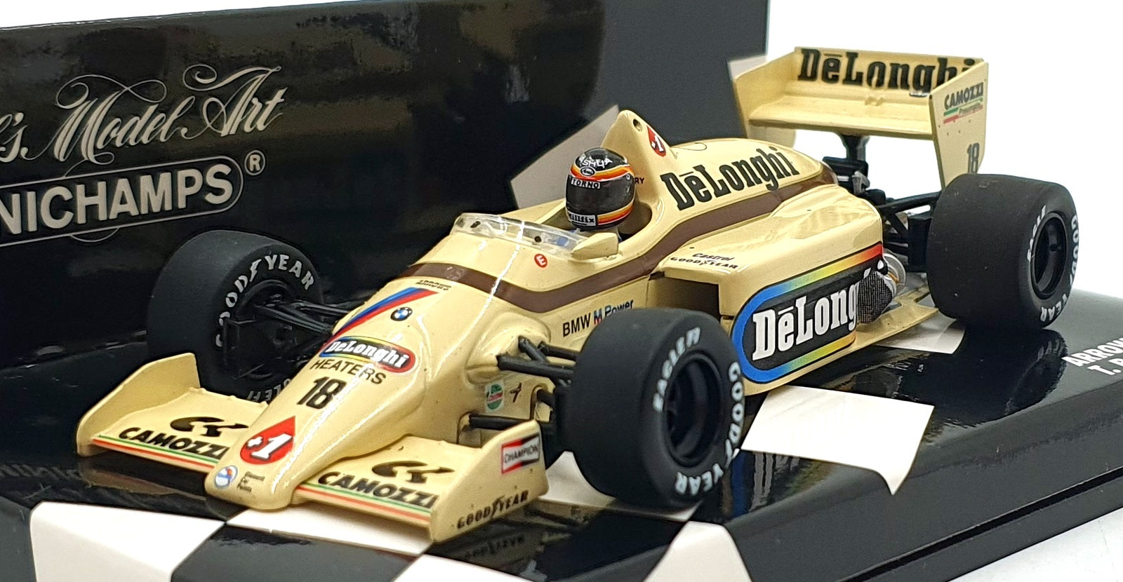 Minichamps 1/43 Scale 400 850018 - F1 Arrows BMW A8 #18 1985 - Boutsen