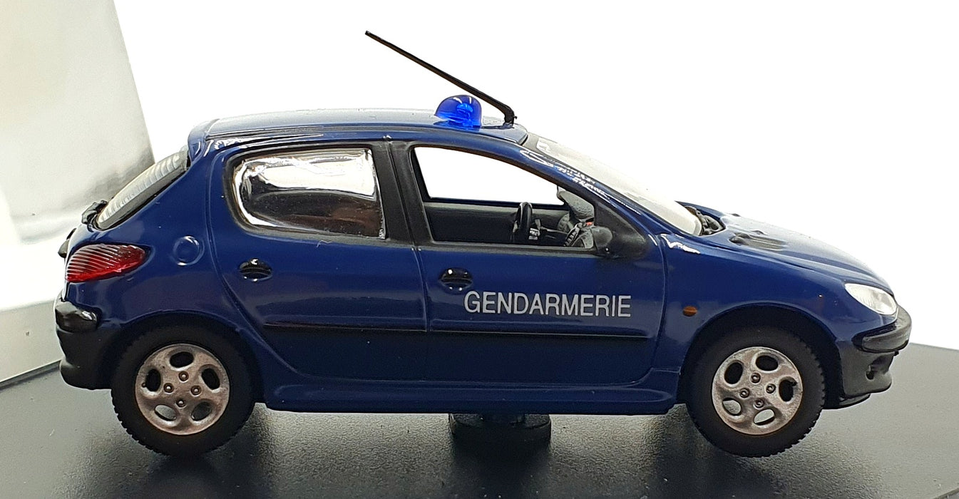 Norev 1/43 Scale 472609 - Peugeot 206 Gendarmerie Car - Blue