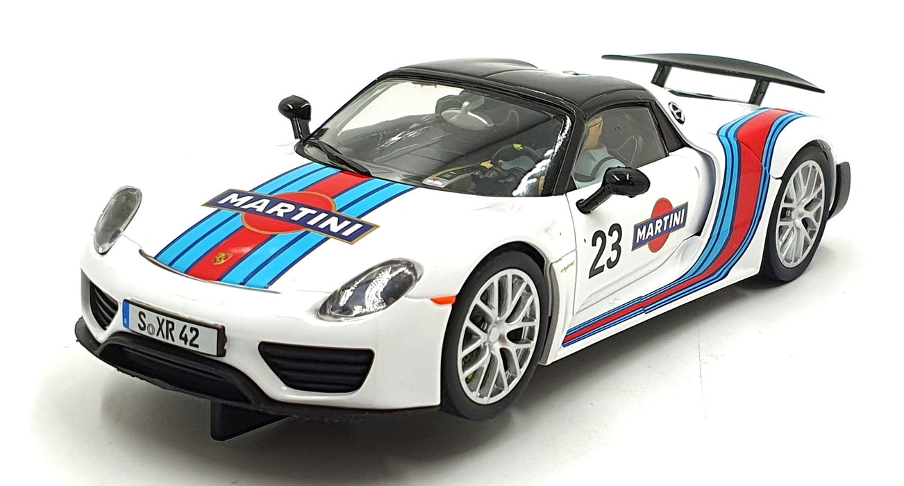Carrera 1/32 Scale Slot Car 27467 - Porsche 918 Spyder #23 "Martini Racing"