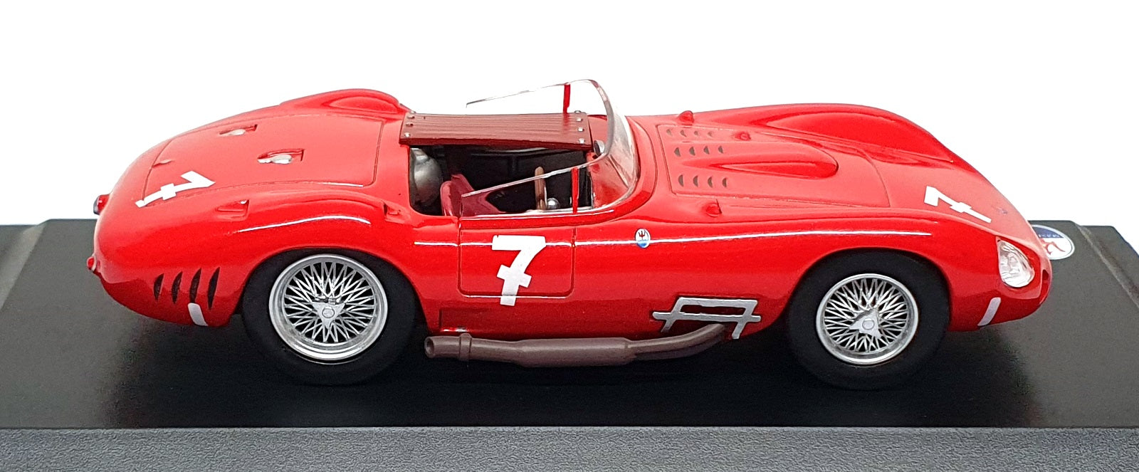 Leo Models 1/43 Scale MAS02 - Maserati 450 S #7 Sweden GP 1957 - Red
