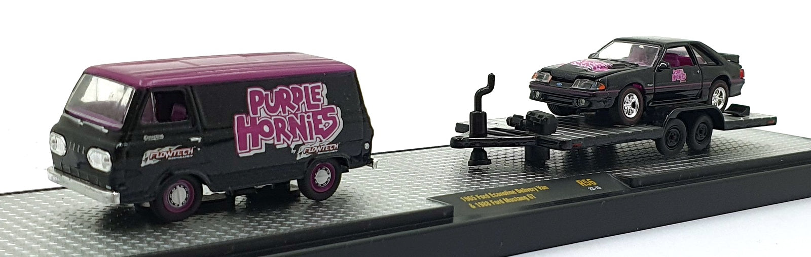 Castline M2 Machines 1/64 Scale R56 1965 Ford Econoline & 1988 Mustang GT