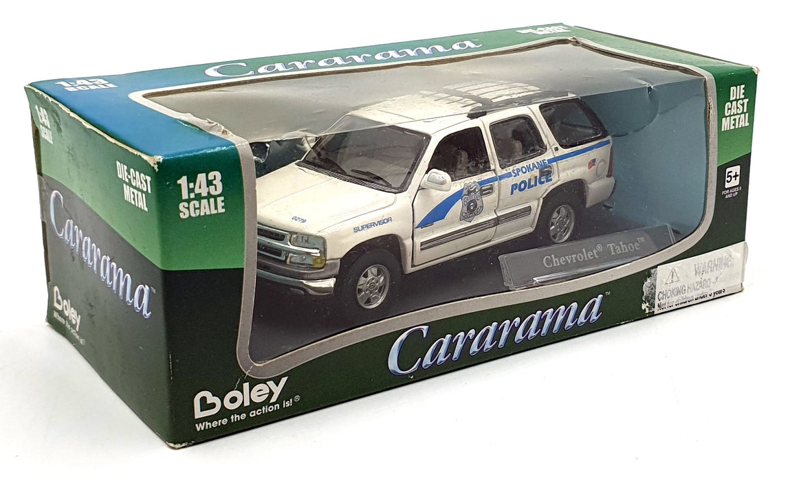 Cararama 1/43 Scale 43001 - Chevrolet Tahoe Police Car - White