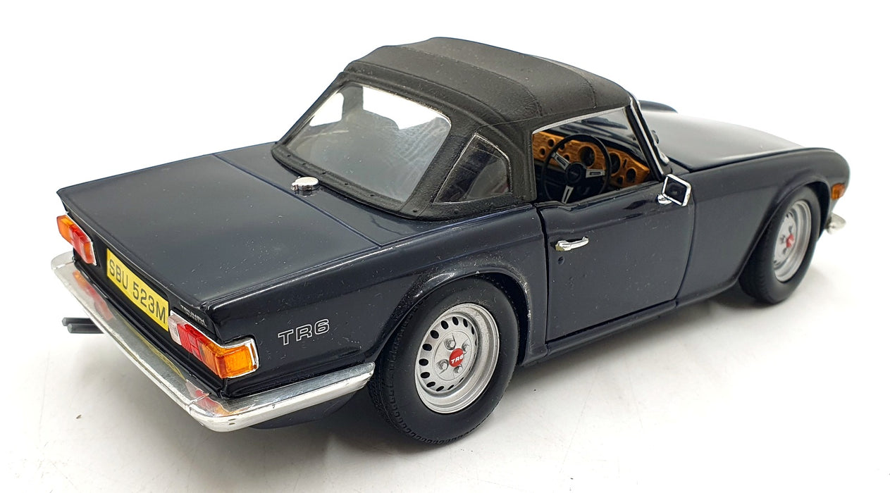 Ertl 1/18 Scale Diecast DC23426P - Triumph TR6 - Dark Blue