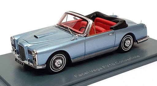 Neo 1/43 Scale NEO43405 - Facel Vega FV1b Convertible - Met. Lt. Blue