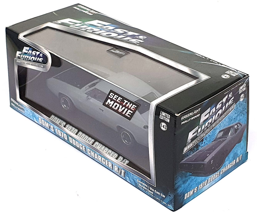 Greenlight 1/43 Scale 86217 - Dom's 1970 Dodge Charger R/T Fast & Furious