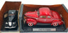 Motor Max 1/18-24 Scale 75152 - 1940 Ford Sedan Red - 1934 Ford Coupe Black