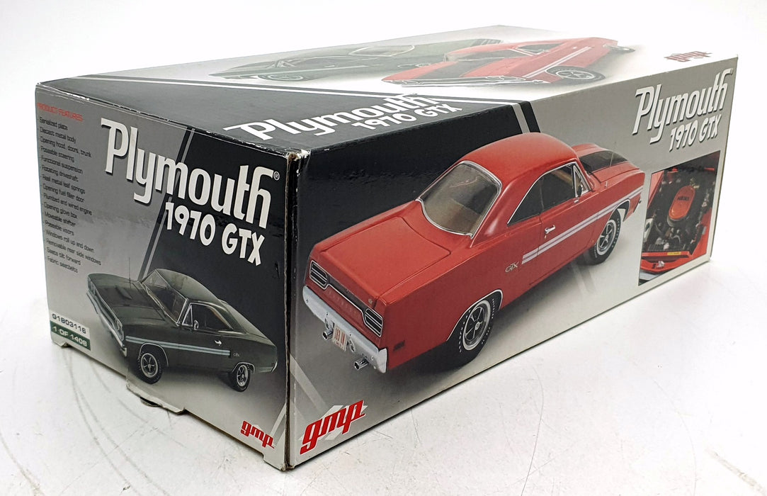 GMP 1/18 Scale Diecast G1803116 - 1970 Plymouth GTX - Green