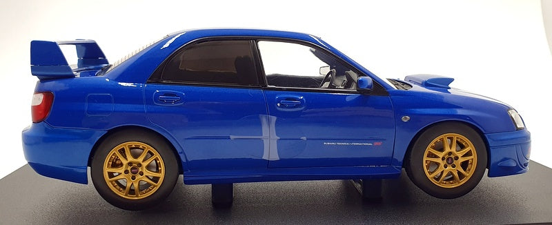 Solido 1/18 Scale S1812301 - 2003 Subaru Impreza WRX STI - Sonic Blue