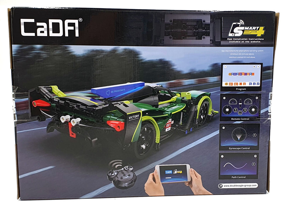 CADA  C51308W 1/10 Scale 388 pcs - Emerald Deity Sport Car Unbuilt RC 2.4G