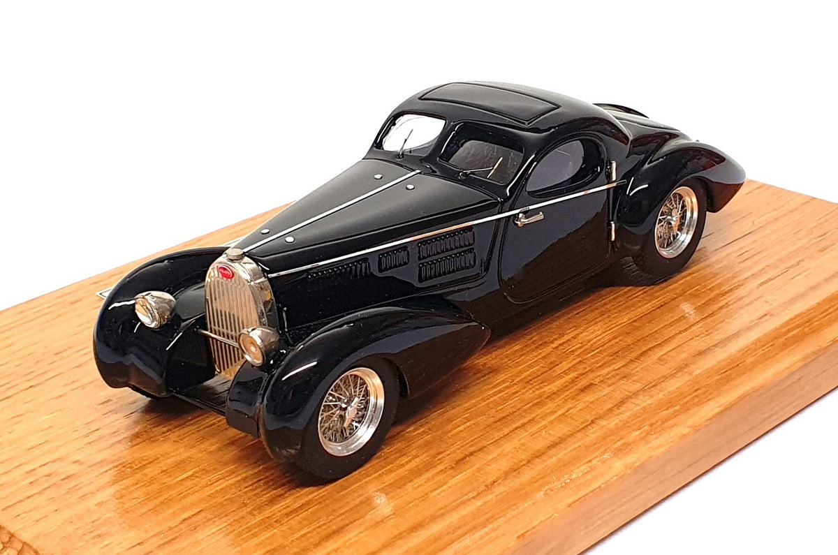 Heco Miniatures 1/43 Scale 57324 - 1939 Bugatti 57C Coupe - Black