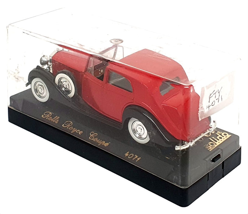 Solido 1/43 Scale Diecast 4071 - Rolls Royce Coupe - Red/Black 