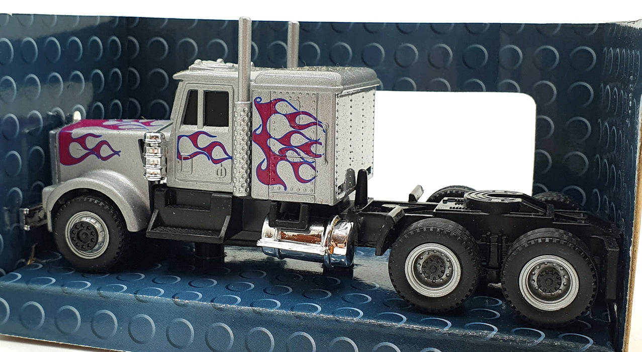 Cararama 1/43 Scale 00001 - Truck - Silver with Flames