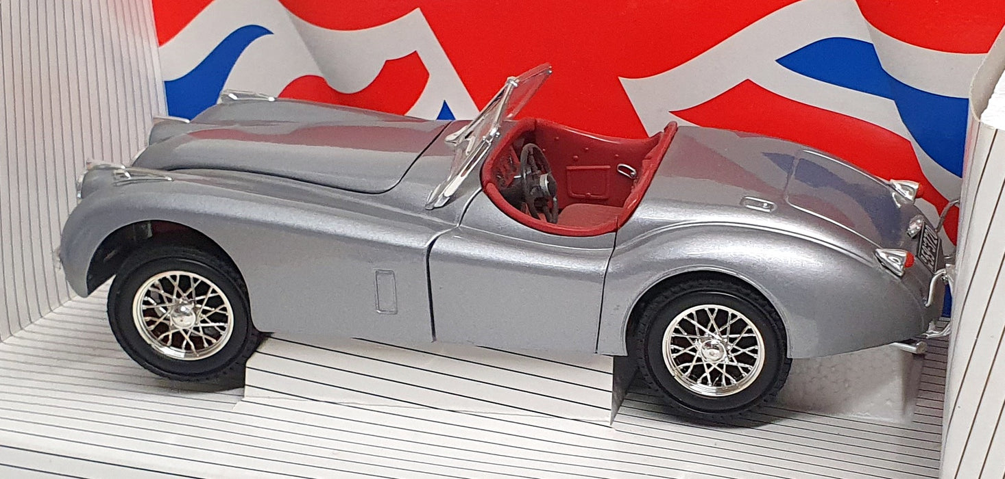 Ertl 1/18 Scale Diecast 07482 - 1948 Jaguar XK120 - Met. Grey