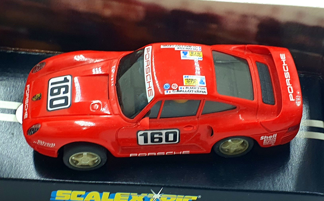 Scalextric 1/32 Scale Slotcar C449 - Porsche 959 #160 - Red