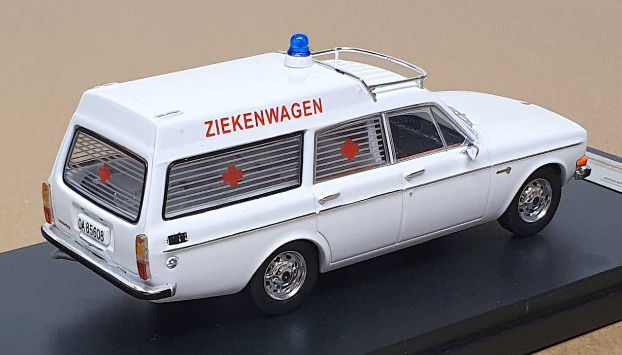 PremiumX 1/43 Scale PRD319 - 1969 Volvo 145 Express Ambulance - White