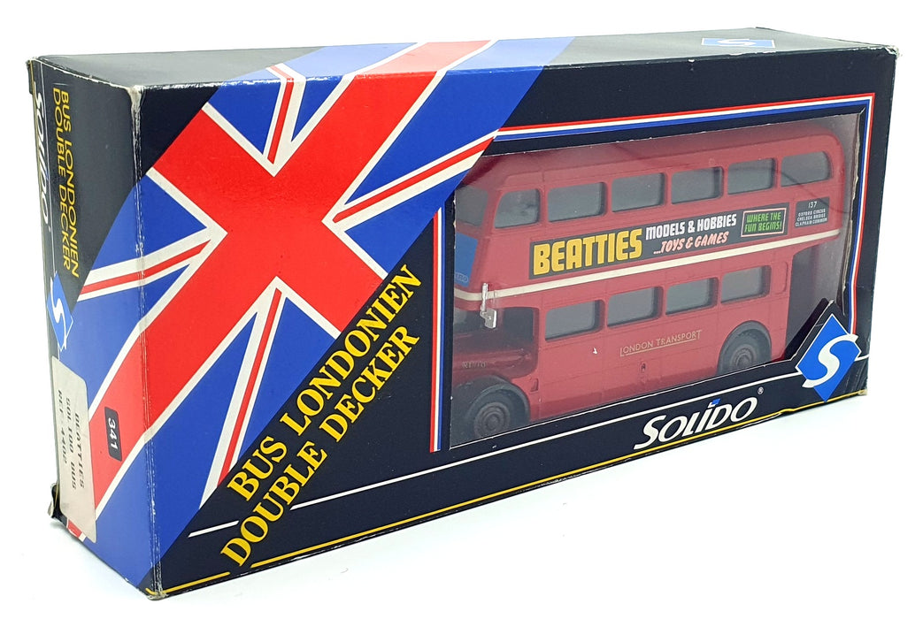 Solido 1/50 Scale Diecast 341 - Routemaster Double Decker RT Bus - Beatties