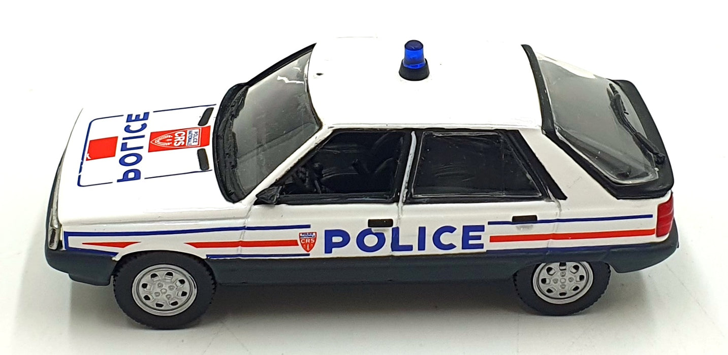 Norev Hachette 1/43 Scale DW8456 - 1983 Renault 11 Police - Police Car