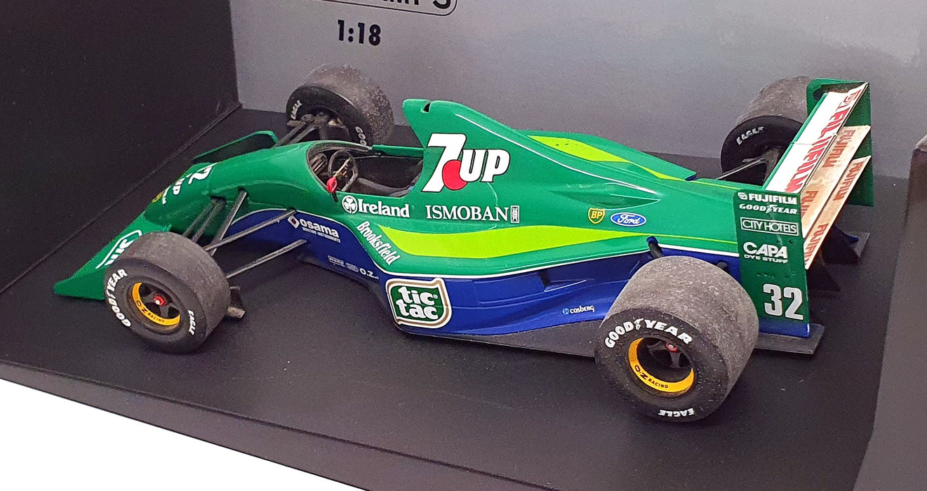 Minichamps 1/18 Scale 100 910032 - F1 Jordan Ford 191 Belgian GP 1991 Schumacher