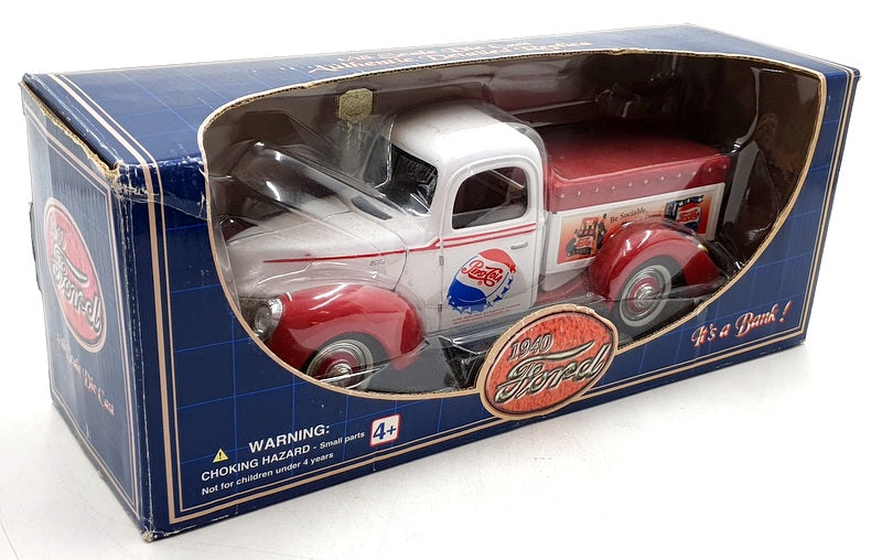 Golden Wheel 1/18 Scale Diecast 35401 - 1940 Ford Pepsi Cola Coin Bank - Red