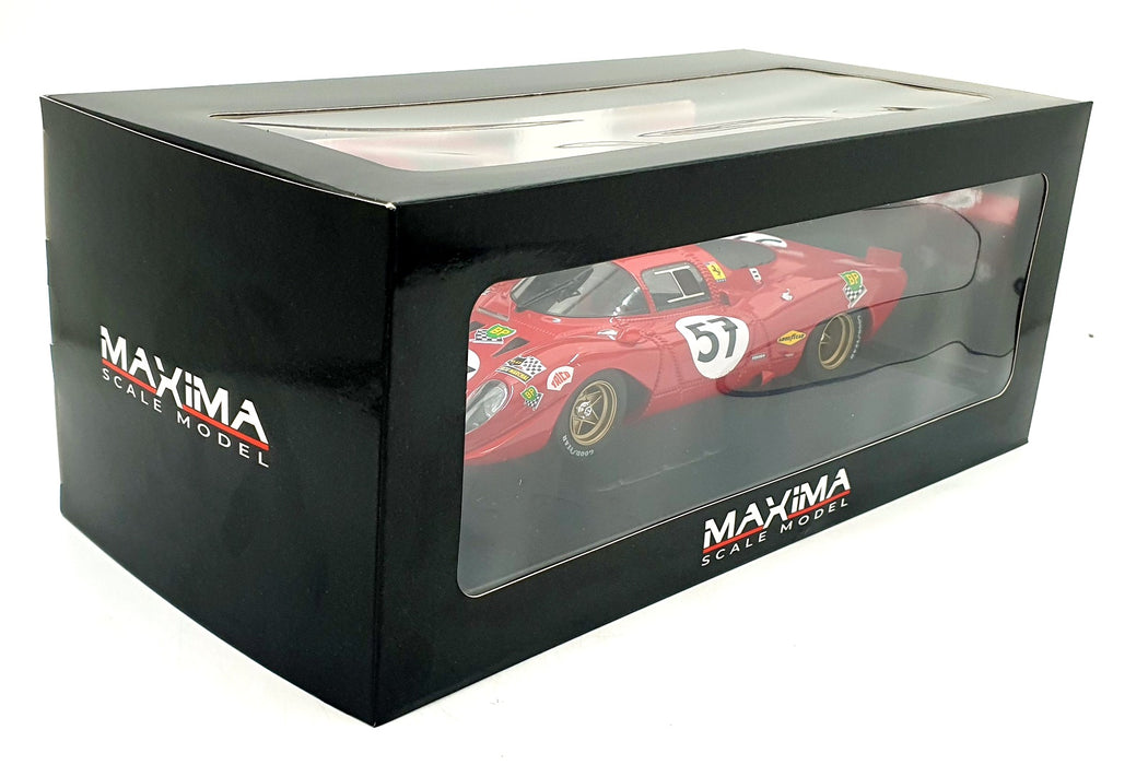 Maxima 1/18 Scale MAX002023 - Ferrari 312P Coupe #57 Le Mans 1970 C.Parsons