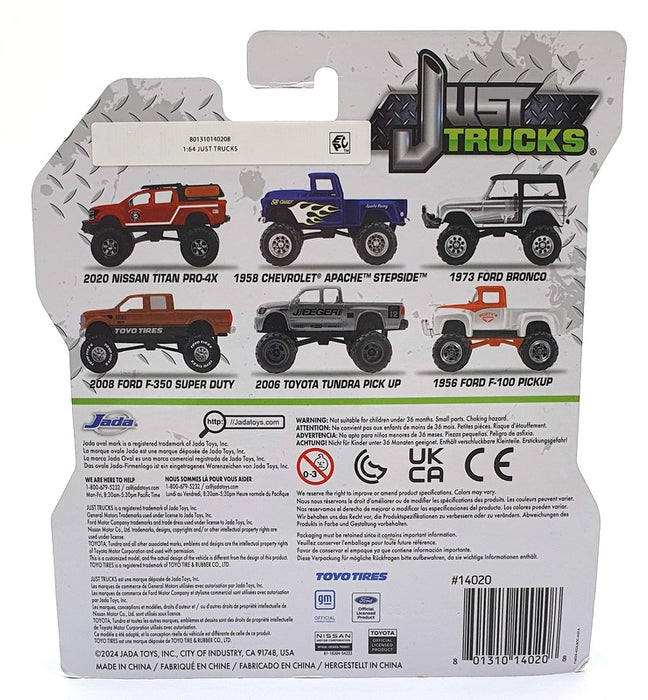 Jada Just Trucks 1/64 Scale 14020 - 2006 Toyota Tundra PickUp - Silver