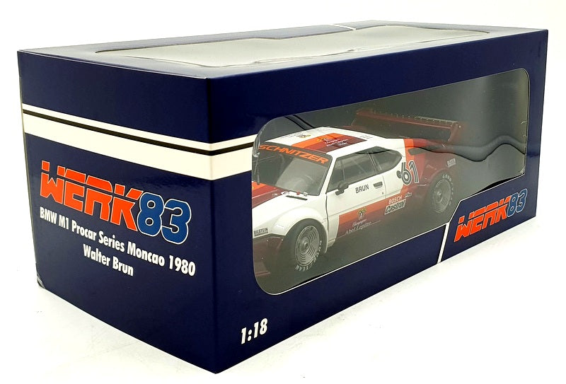 Werk83 1/18 Scale Diecast W1803016 - BMW M1 ProCar W.Brun #61