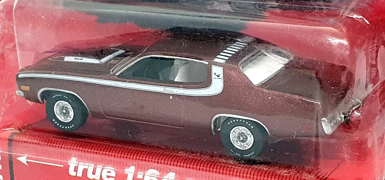 Auto World 1/64 Scale AWSP002 - 1974 Plymouth Road Runner - Maroon