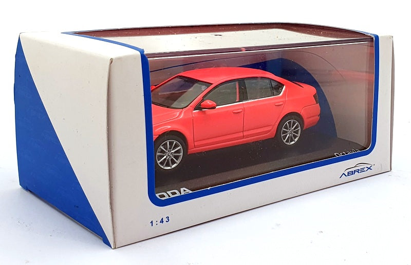 Abrex 1/43 Scale Diecast 143AB-026BW - 2012 Skoda Octavia III - Neon Pink