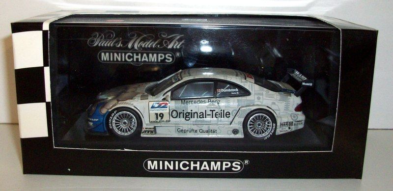 Minichamps 1/43 Scale - 430 003719 Mercedes Benz CLK DTM 2000 Dumbreck