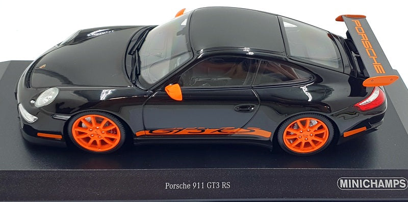 Minichamps 1/18 Scale Diecast 155 062121 - Porsche 911 GT3 RS 2007 - Black