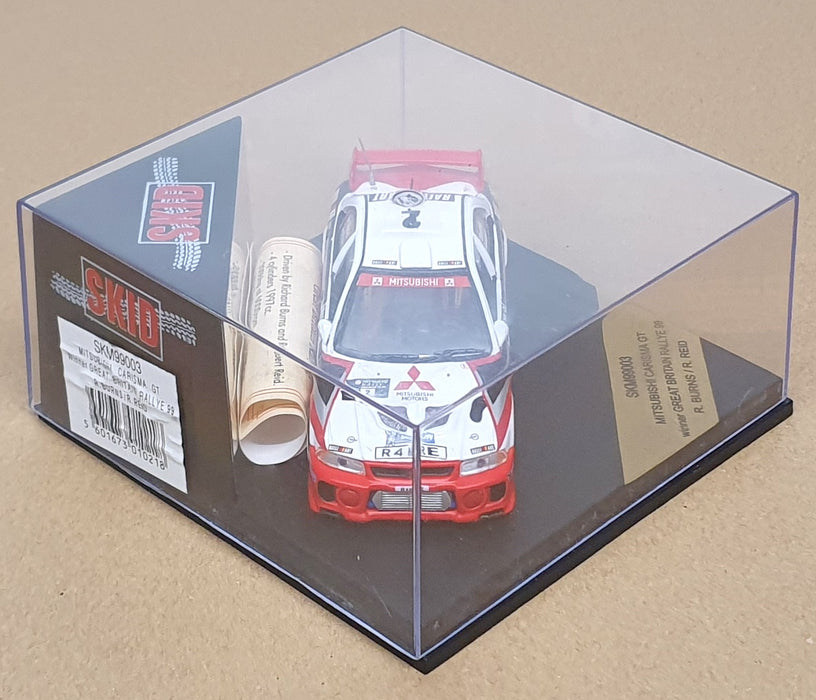 Skid 1/43 Scale SKM99003 Mitsubishi Carisma GT #2 Winner Gt. Britain Rally 1999