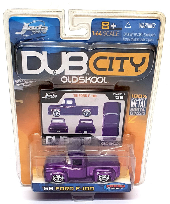 Jada1/64 Scale Model Car 12002 - 1956 Ford F100 - Met. Purple