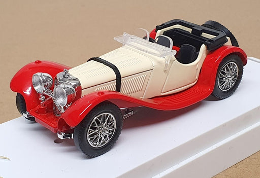Solido 1/43 Scale Diecast 4002 - Jaguar SS 100 - Cream/Red