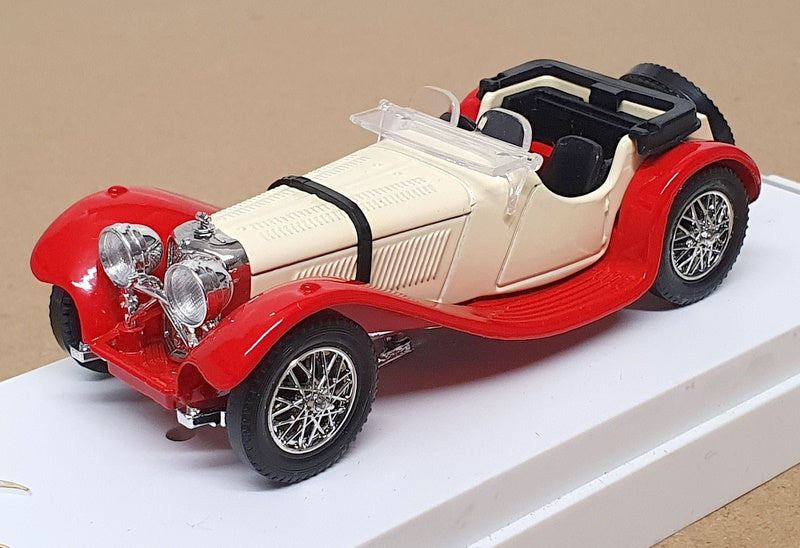 Solido 1/43 Scale Diecast 4002 - Jaguar SS 100 - Cream/Red