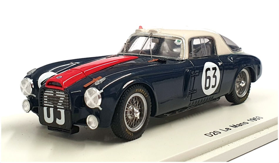 Spark Model 1/43 Scale S4720 Lancia D20 Le Mans 1953 63 — R.M.Toys Ltd