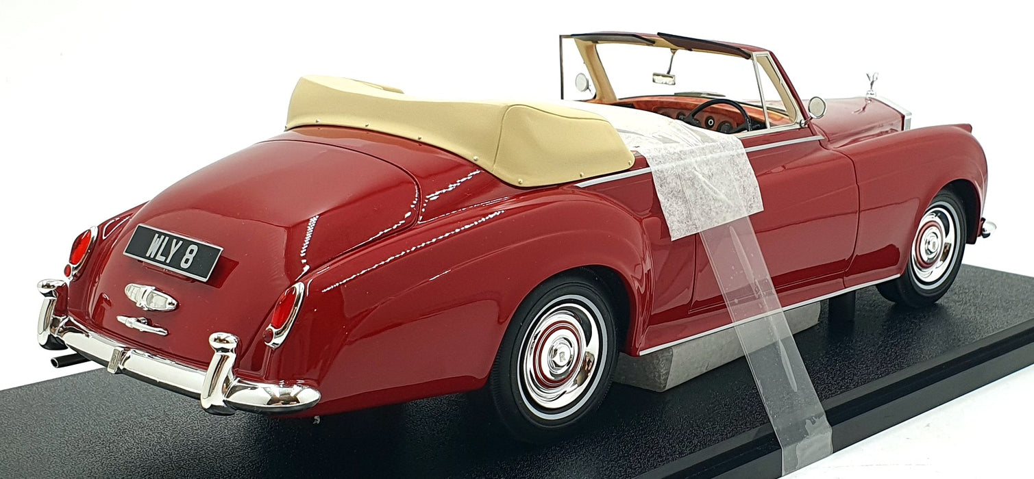 Cult 1/18 Scale Resin CML105-3 1960-62 Rolls Royce Silver Cloud II Drophead Red